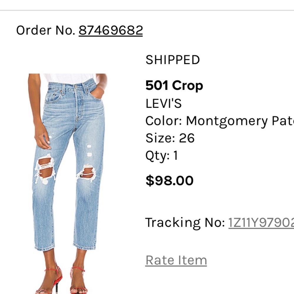 Levi’s 501 Crop Jeans